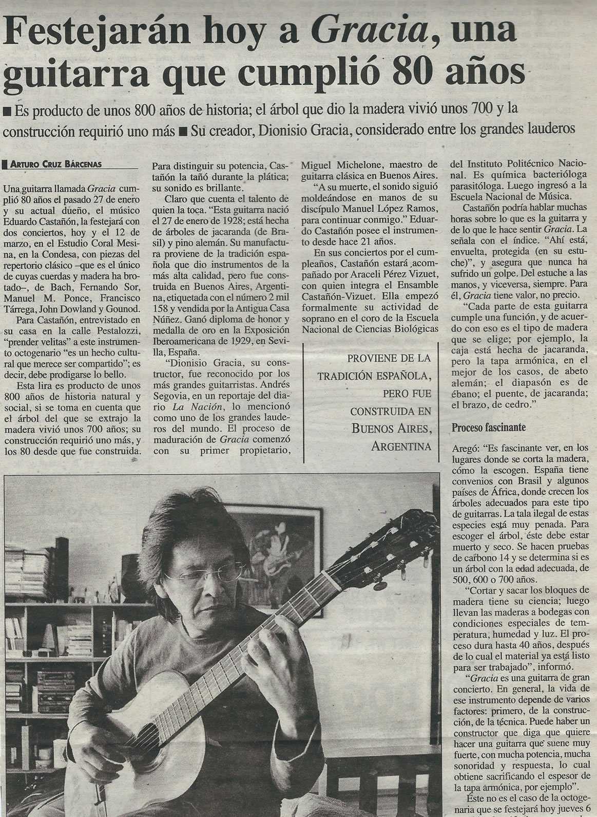 80 anios Gracia La Jornada